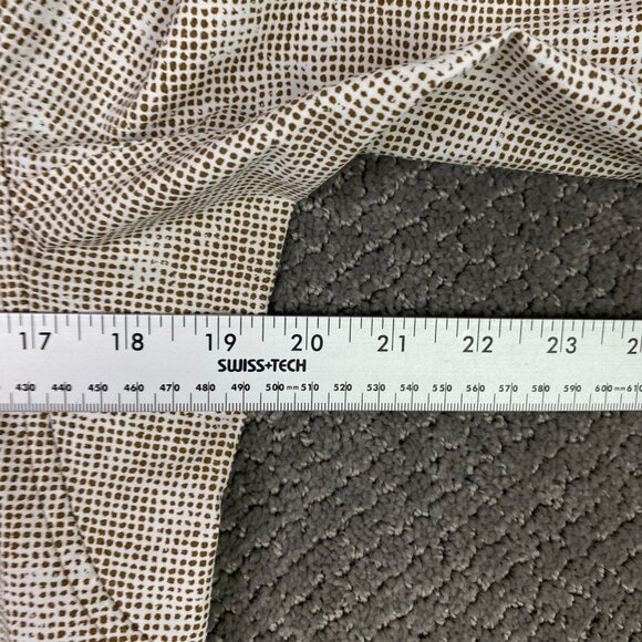 Lululemon Button Down Shirt Mens Small Medium Slim Brown White Down To The Wire - Picture 8 of 12